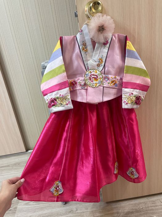 Ханбок корейское традиционное платье