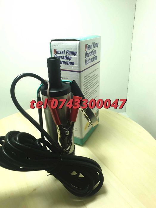 Pompa Extractor Submersibila Universala 12v Pentru Transfer Lichide