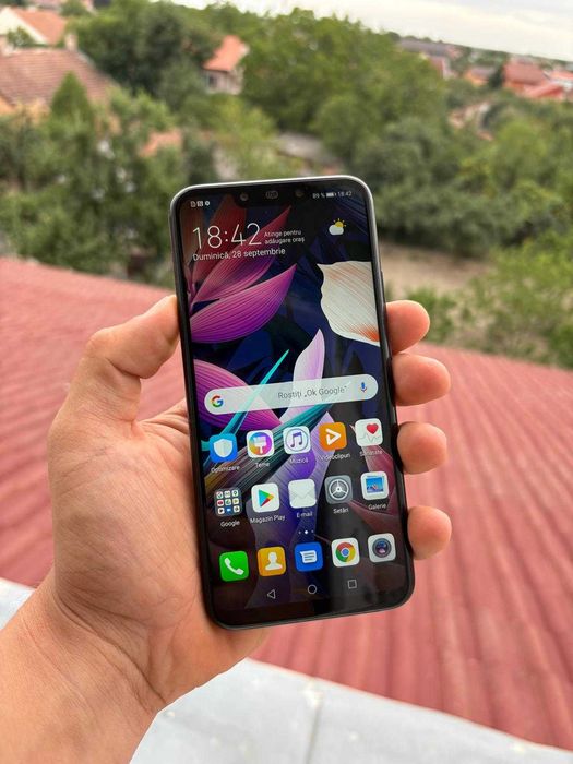 Huawei Mate 20 lite, DualSIM, Memorie 64GB, 4GB RAM, Black - FISURAT