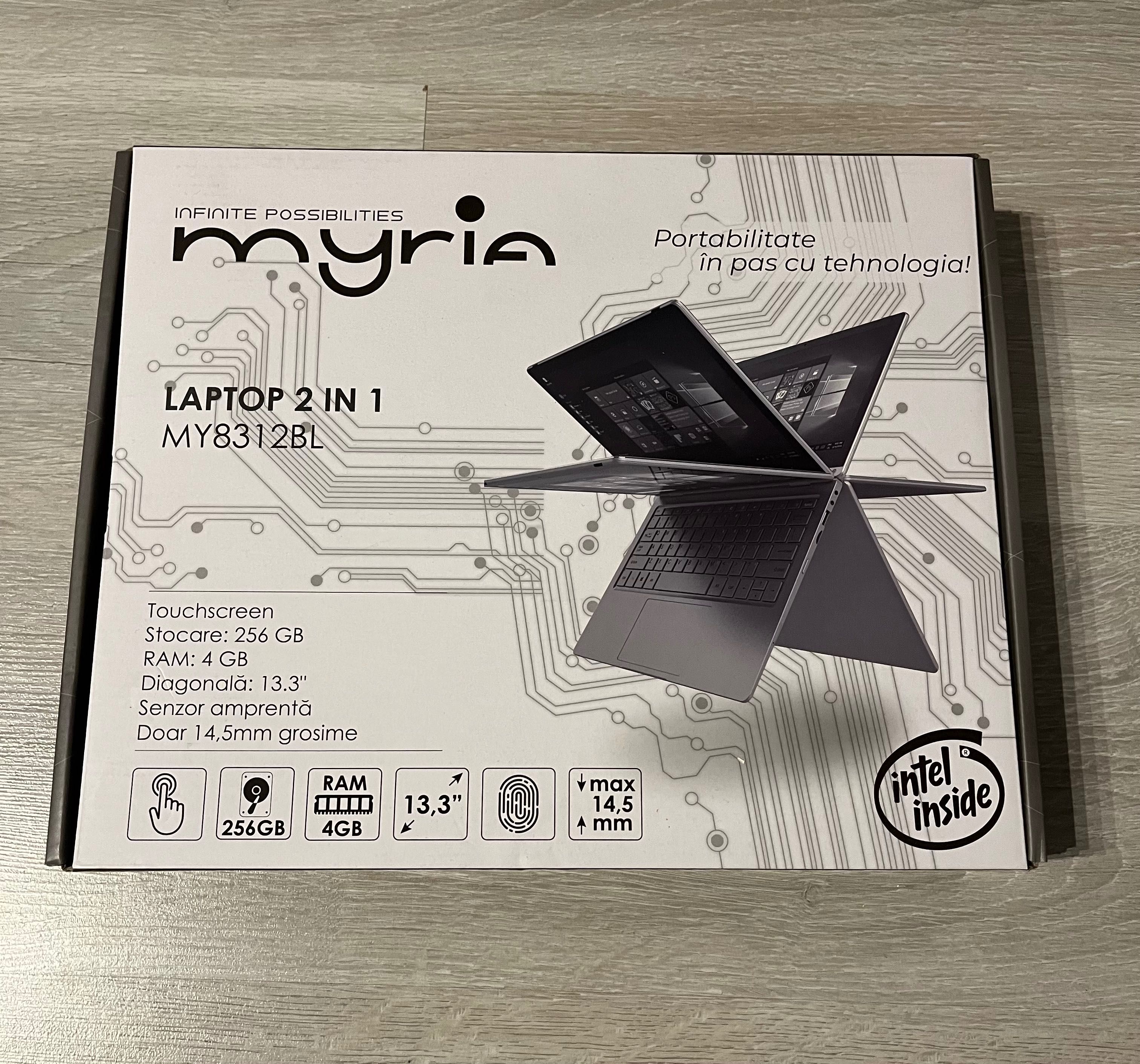 Laptop Myria 2 in 1 cu Touch screen