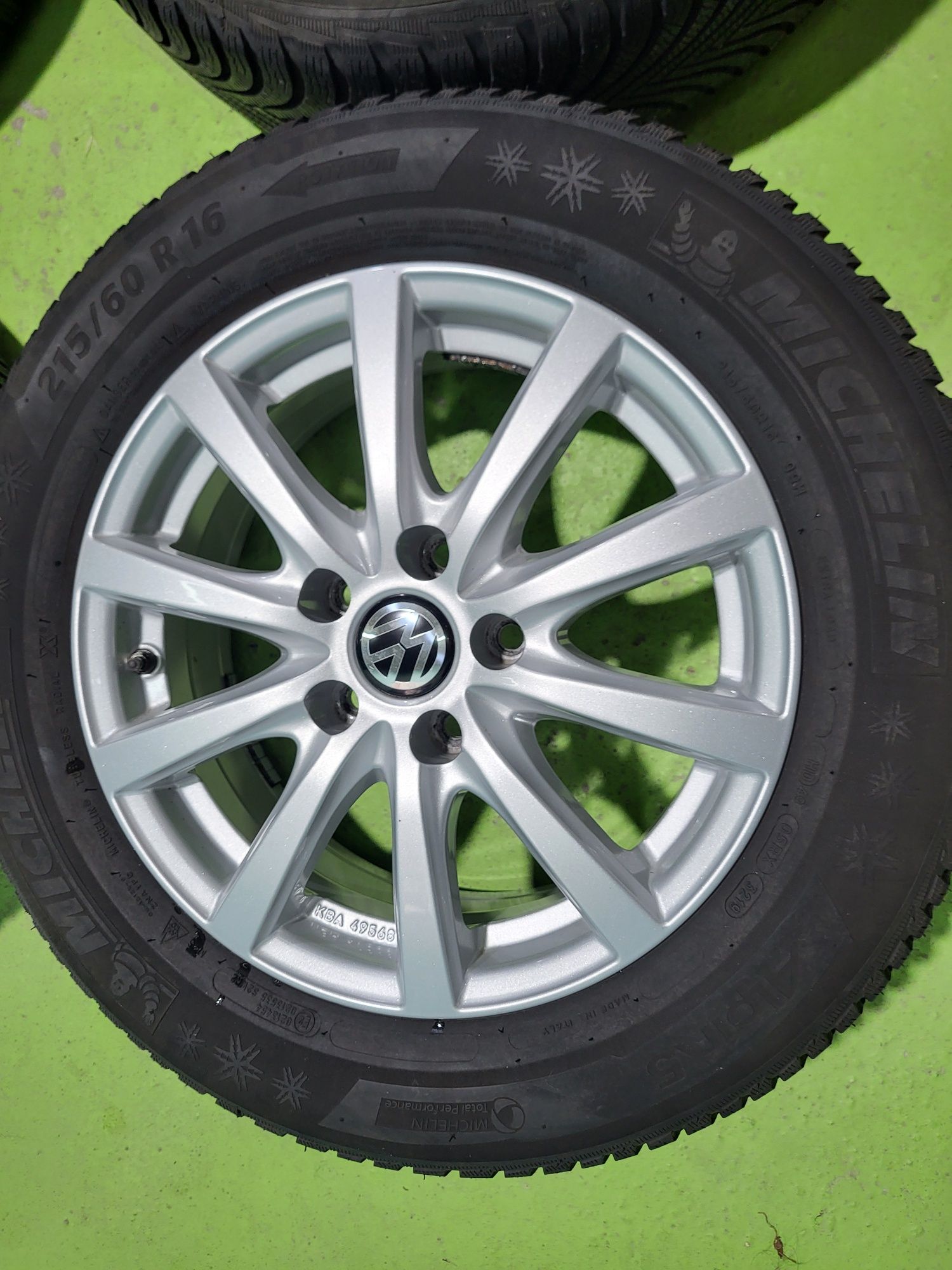 16 5x112 Vw Passat Touran Caddy Skoda 5х112 215/60/16 Michelin