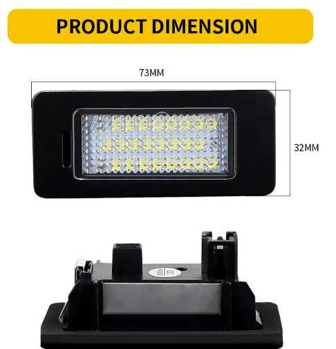 Lampi LED Canbus numar inmatriculare dedicate VW Volkswagen