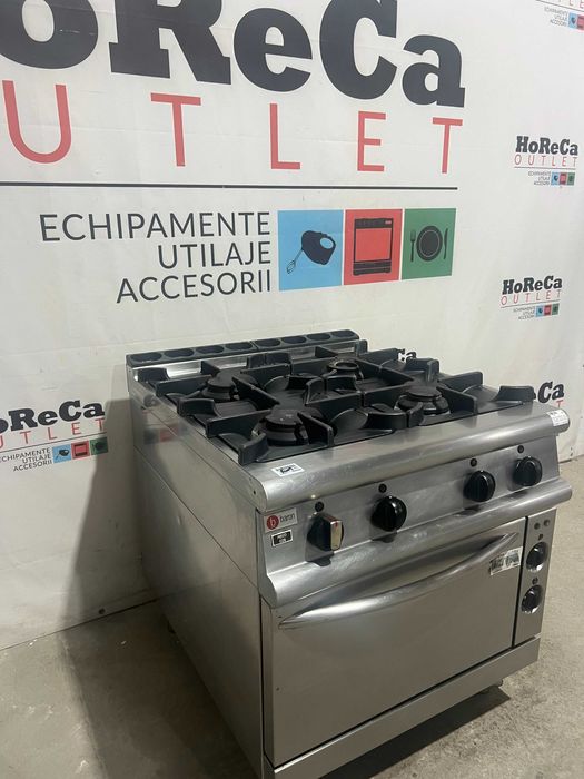 BARON- Masina gatit profesionala,Aragaz 4 focuri + Cuptor electric