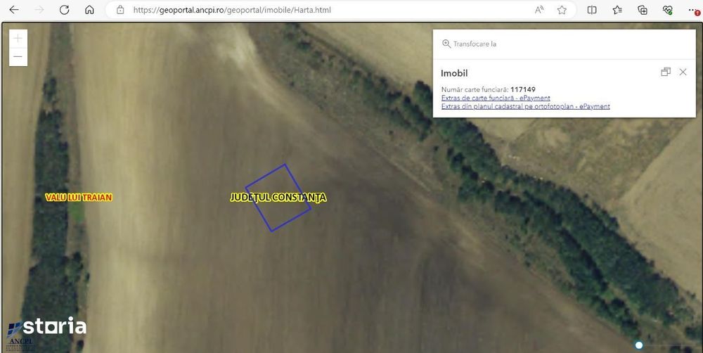 Teren 500 mp(lot 26)/Valu Lui Traian/licitatie