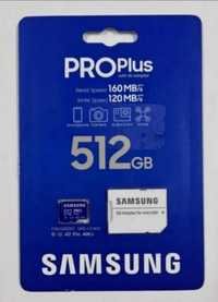 Карта памет Samsung 512GB micro SD Card PRO Plus Adapter