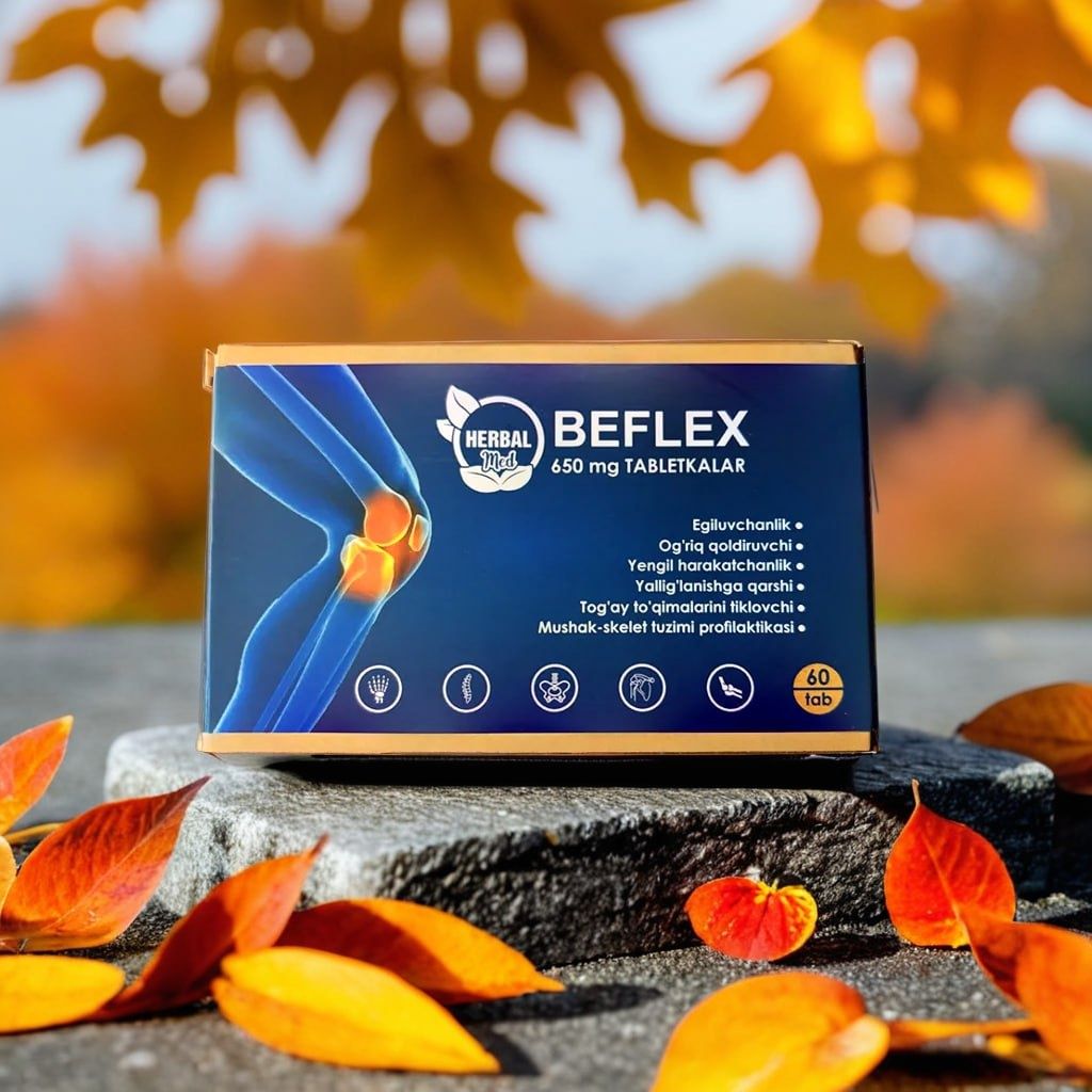 Biflex - бўғим оғриқларига таблетка ва капсула, бад.