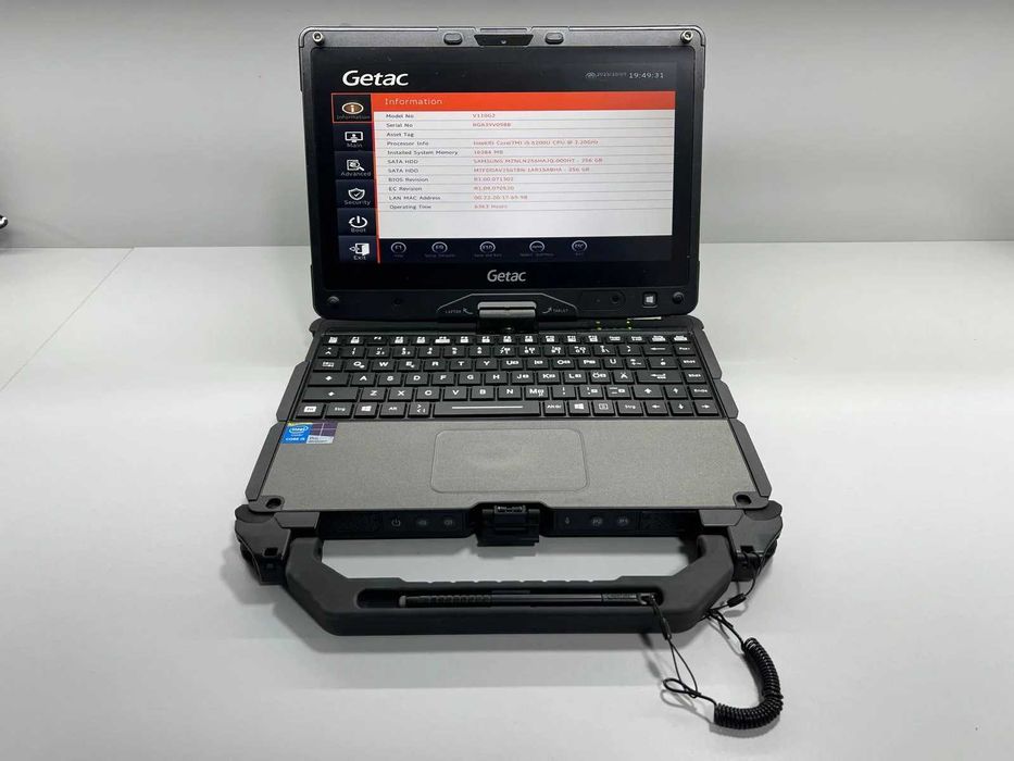 Laptop SH GETAC Fully Rugged i5-5200U 2xSSD M2 256gb 16GB Ram Touch