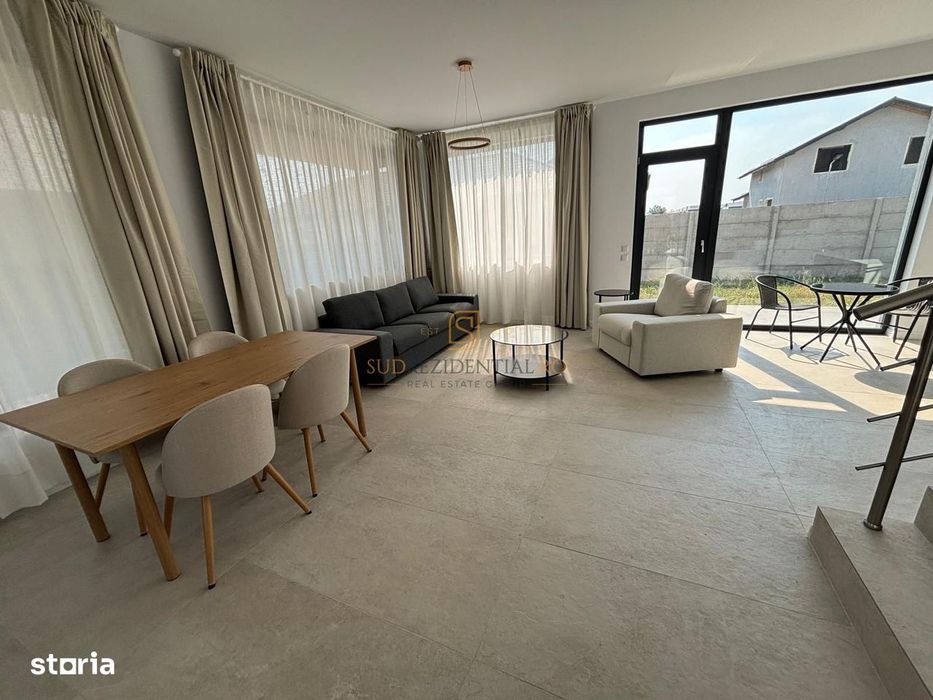 Vila individuala, Tunari, P+1+terasa, finisaje premium, mobilata lux