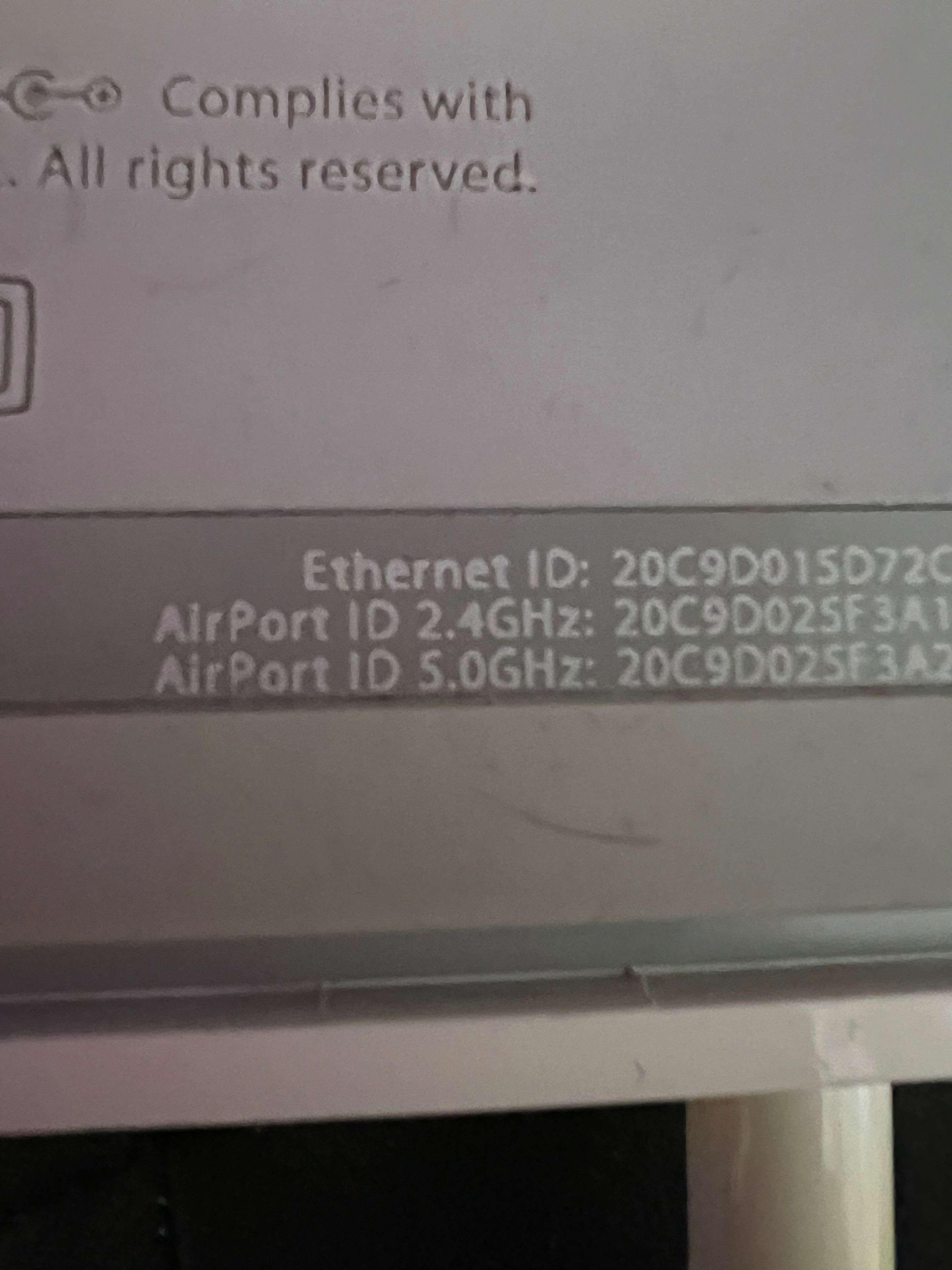 Apple AirPort Extreme A1408 5-gen  рутер