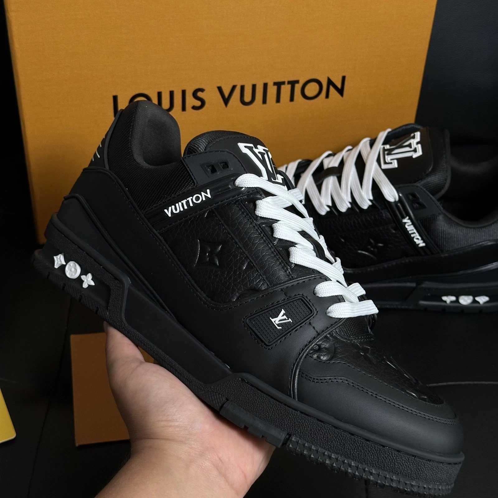 Adidasi Louis Vuitton X Trainer Black Full Edition