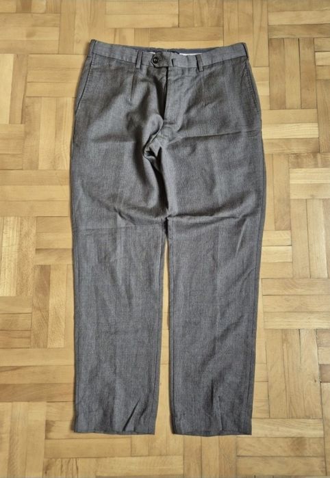Pantaloni Angelico Luca Bani, Lână Woolmark Noua Virgină Tasmania 48