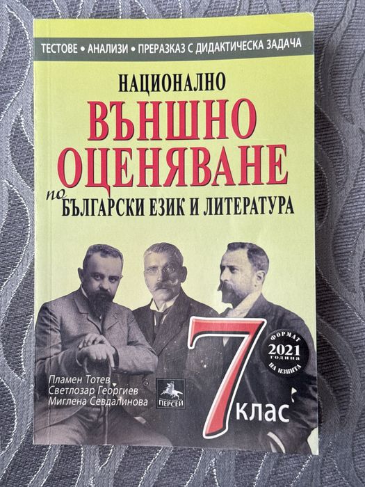 Помагало НВО по български език и литература за 7. клас