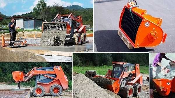 Cupa beton Bobcat, cupa malaxor Bobcat, cupa mixer Bobcat, noua