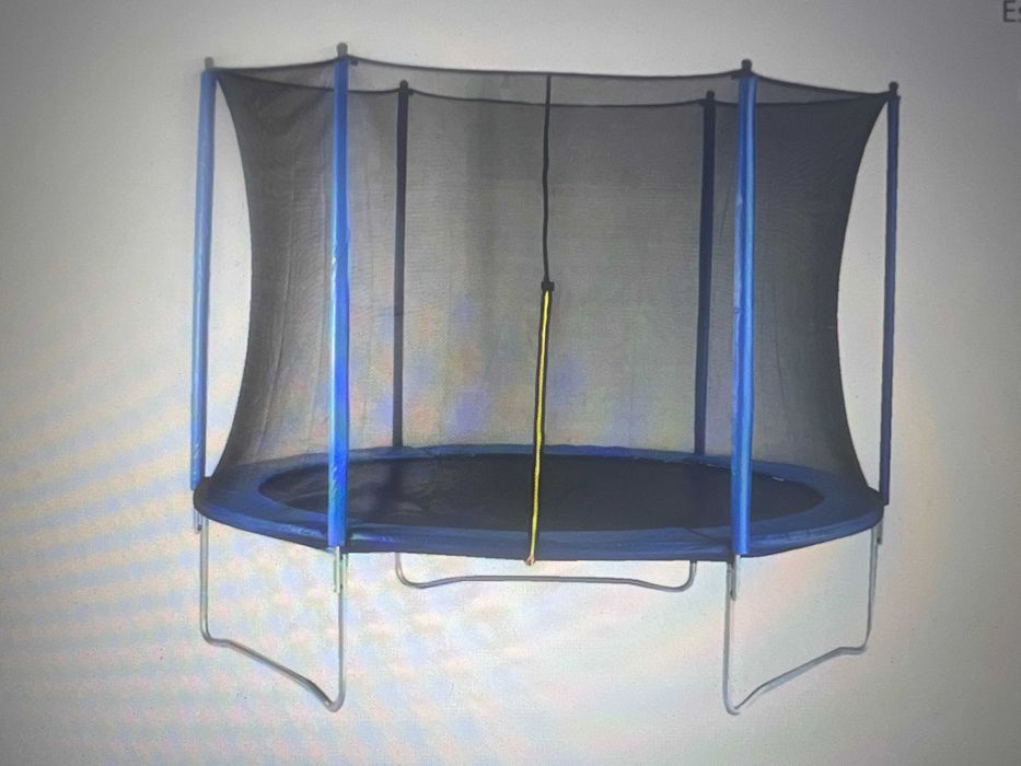 Vand trambuline diametru 183 cm, cu plasa de protectie albastra