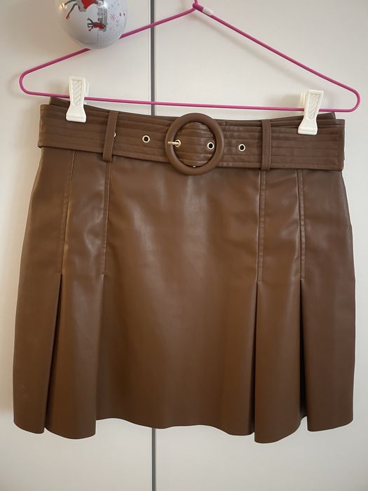 Fuste piele ecologica - 2 buc, marime S