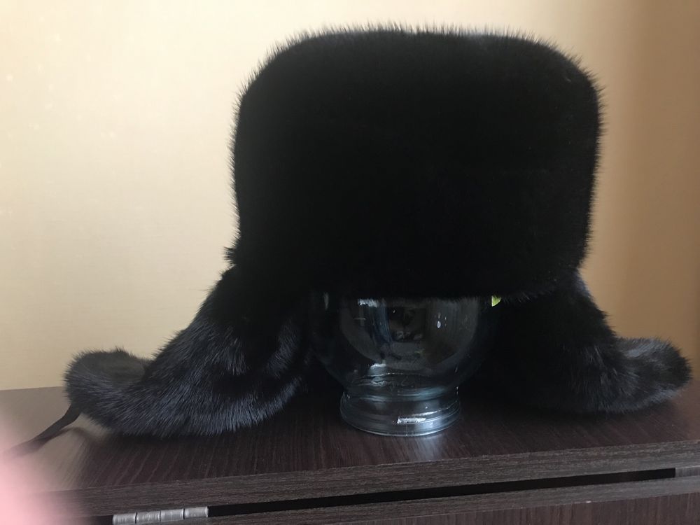 Норковую новую шапку ушанку
