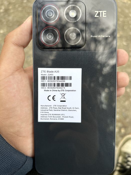 Vand telefon: ZTE BLADE A35, 250 lei, telefonul e nou