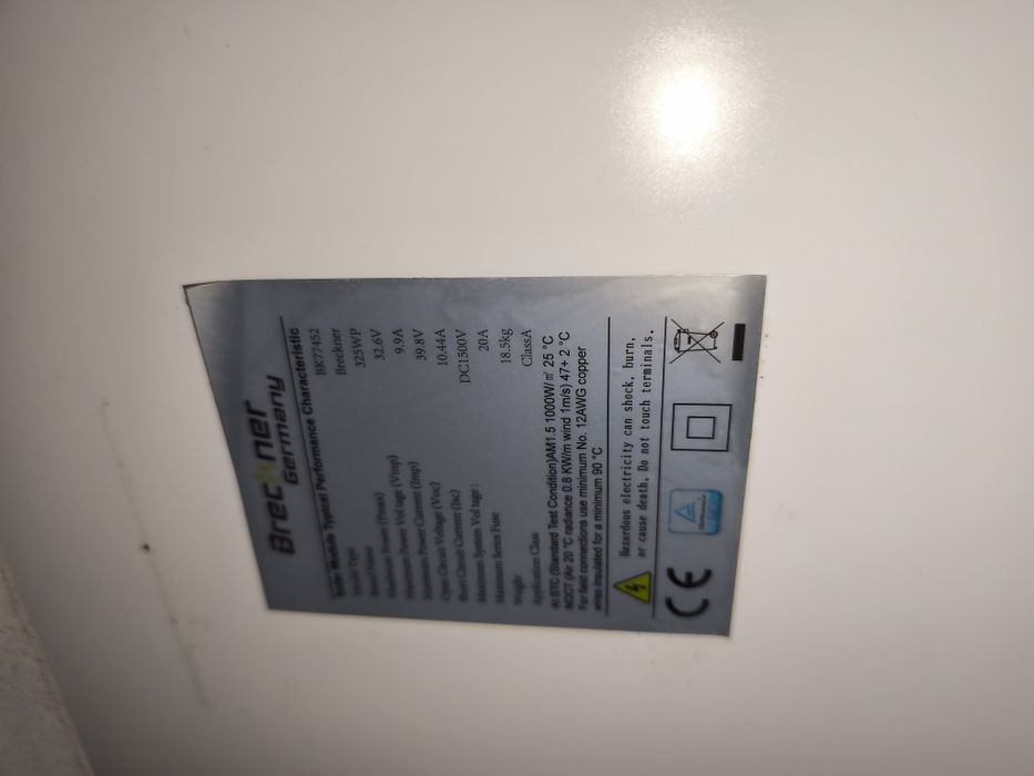 Panouri fotovoltaice 325w Breckner Germany