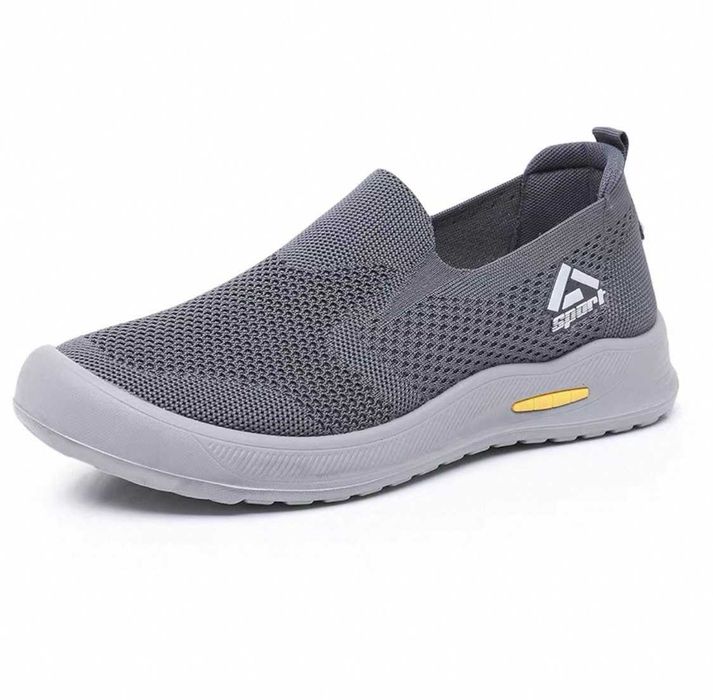 Мужские легкие тканевые слипоны (кроссовки)