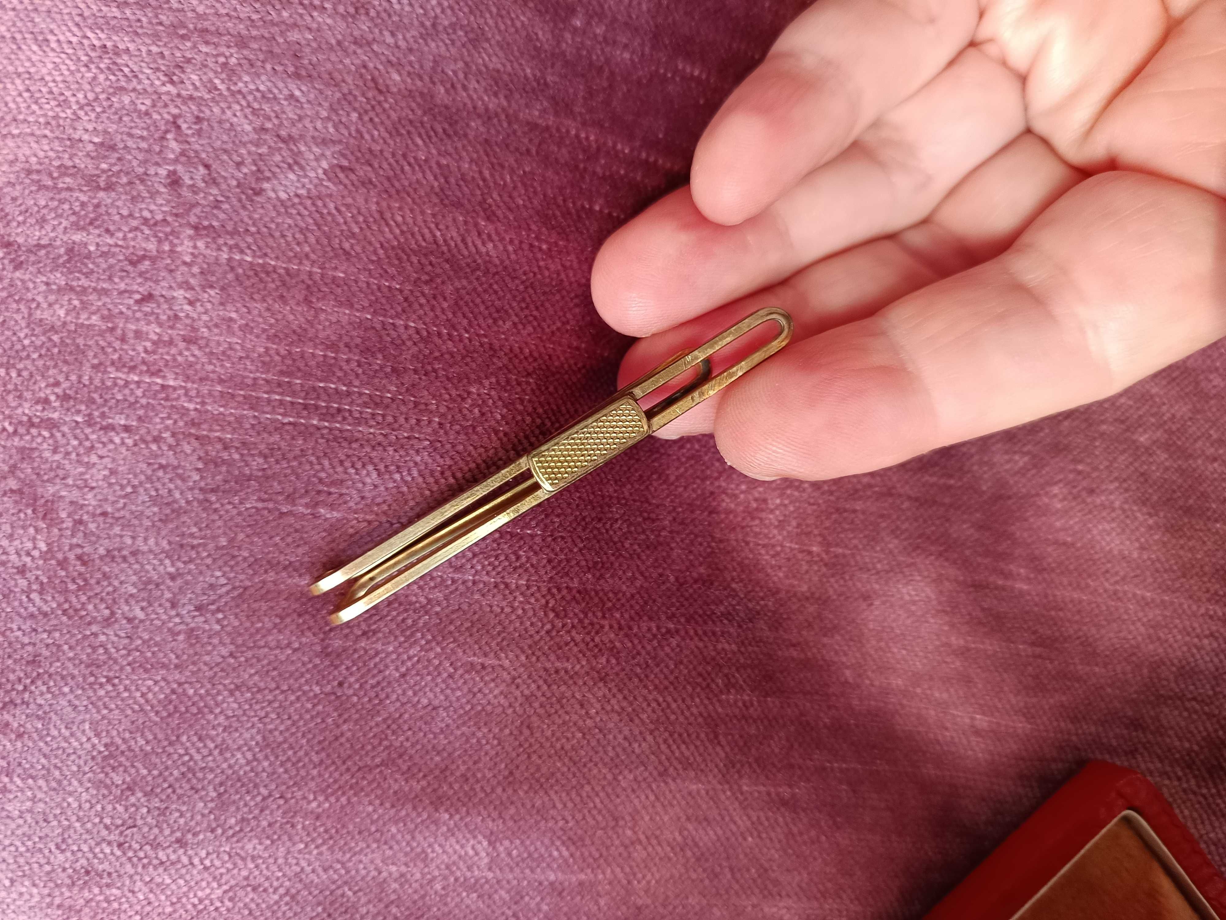 Старинна щипка за вратовръзка. Laminor Францив