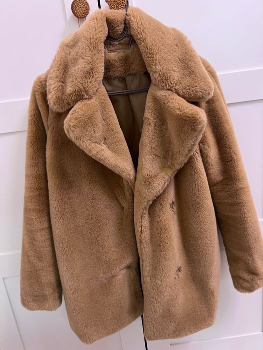 Дамско кафяво палто