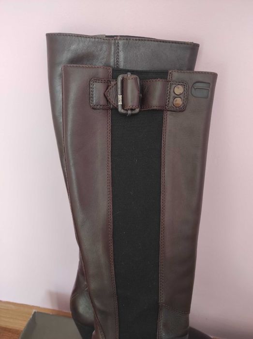 Оригинални ботуши, естествена кожа G-STAR