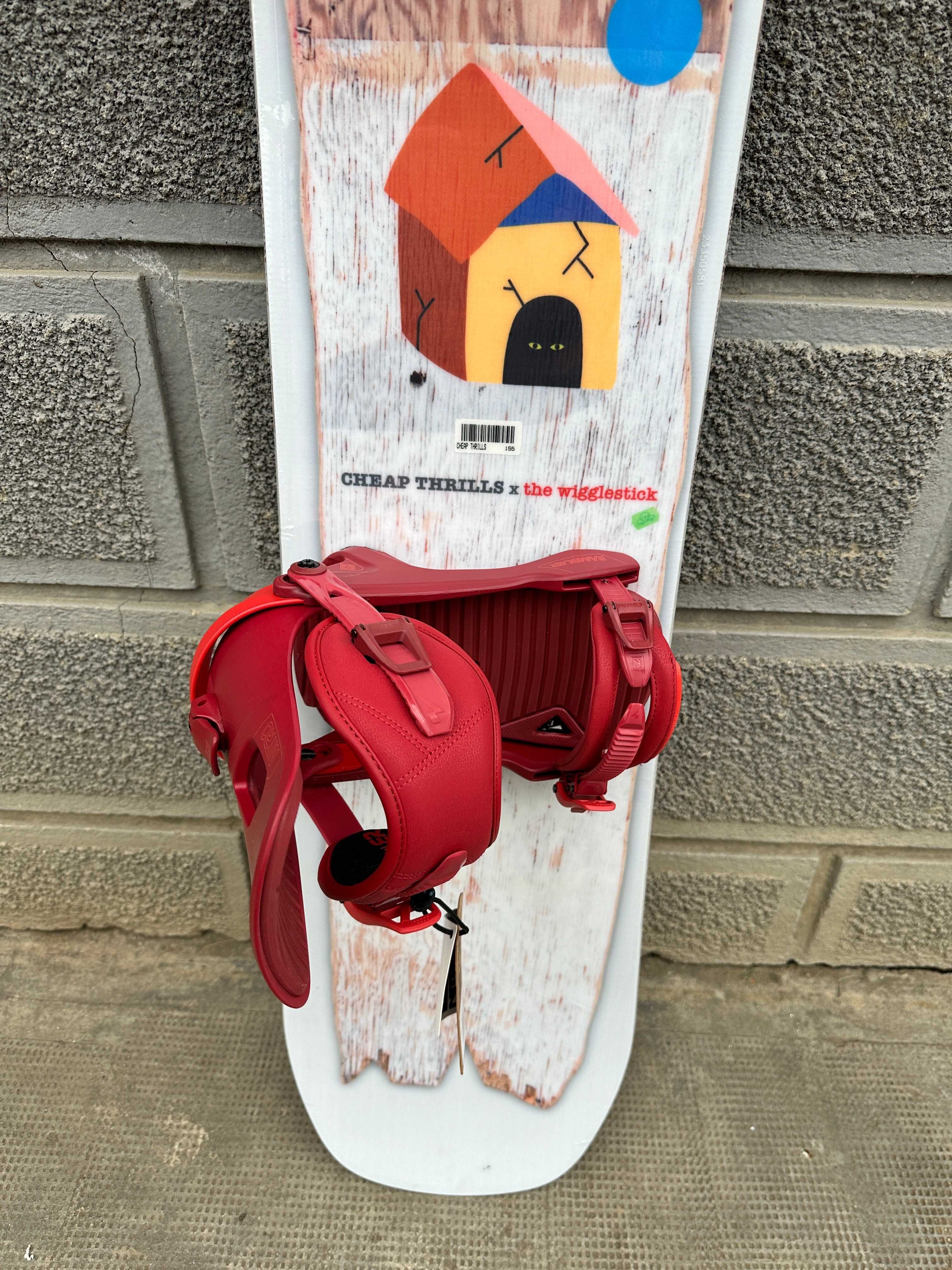 placa noua snowboard nitro cheap thrills rental L155cm