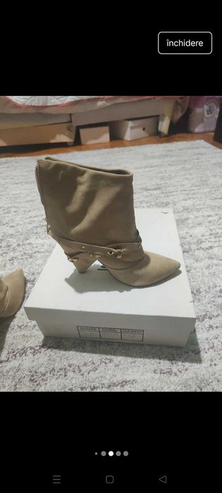 Cizme piele întoarsă noi