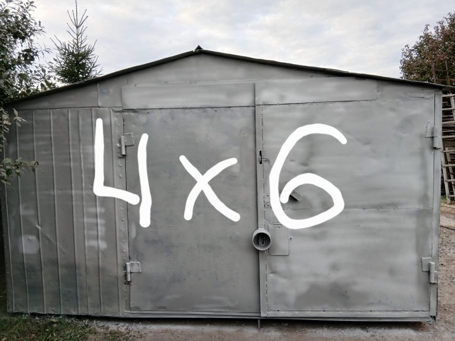 Гаражи металлические 4 ри штуки