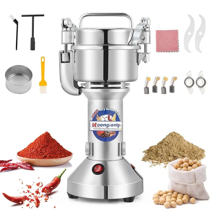950W Електрическа мелница за зърна Moongiantgo, 28000rpm