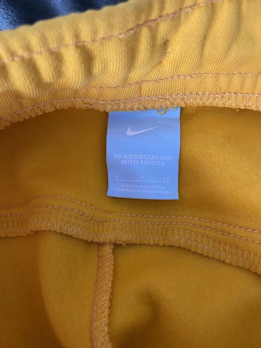 Pantaloni sport Nike x Drake Noocta yellow pants ( nike noocta )