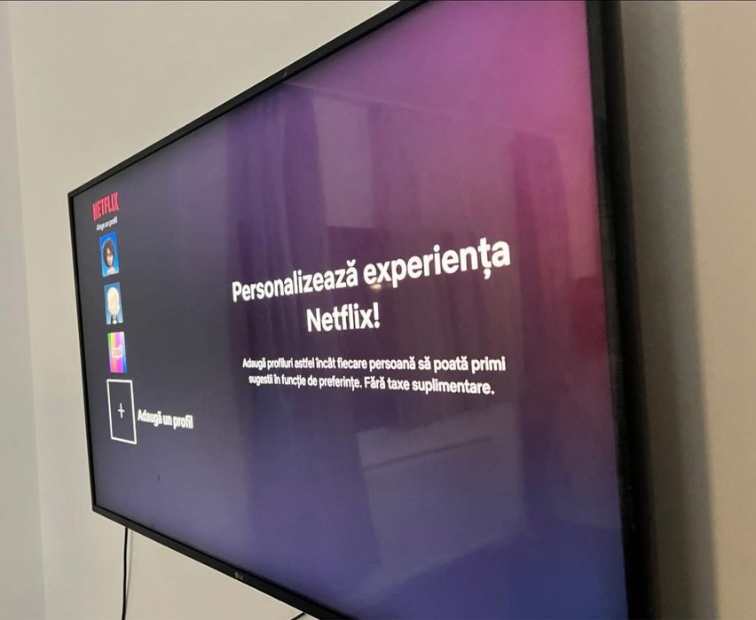 Lg led smart TV 126 cm dimensiune .