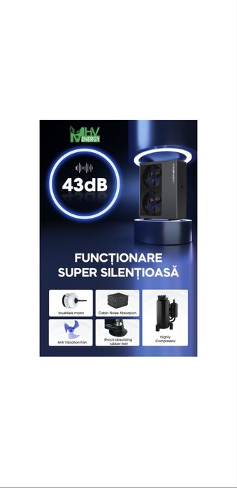 Pompa caldura R290 8.3kw power world nou in cutie