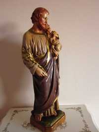 cadou rar Sf. Iosif cu pruncul Isus -figurina colectie Franta anii '50