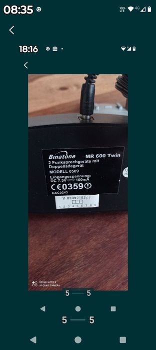 Aparat redare receptare