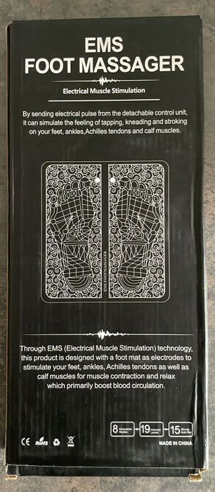 Aparat masaj picioare EMS, Acupuntura,stimulare musculara