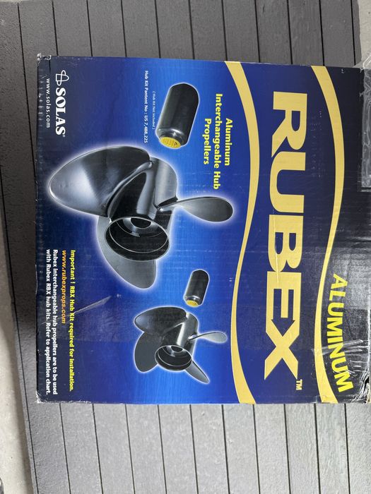 Elice Mercury 60-140CP, Solas Rubex 4pale