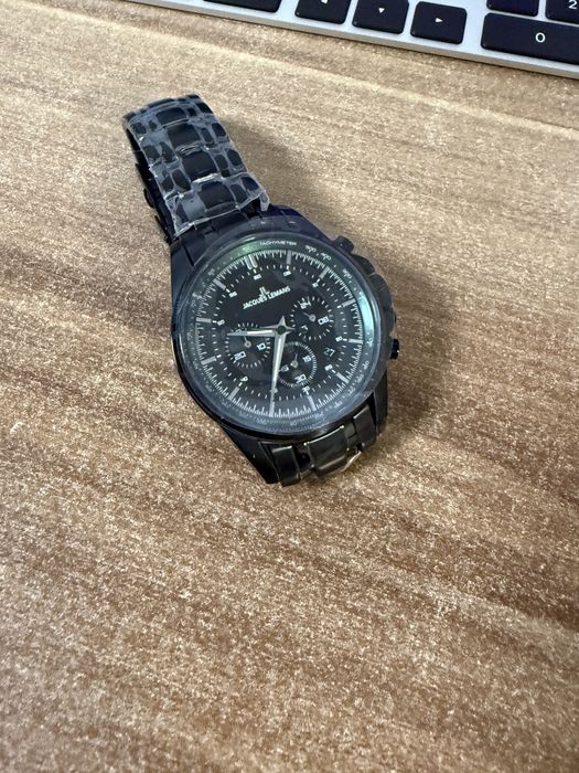 JACQUES LEMANS Liverpool Quartz Black Men's Watch