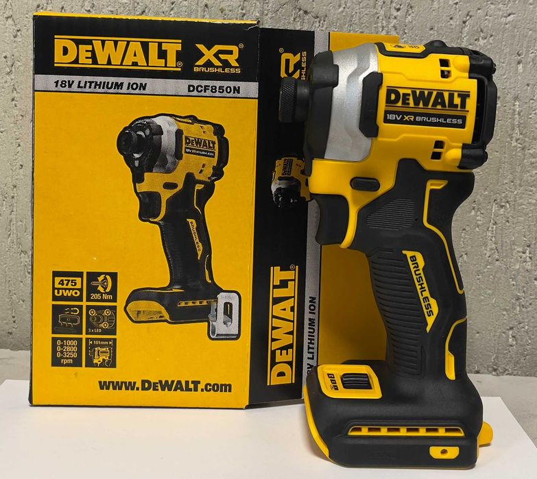 Акумулаторен ударен винтоверт DeWALT DCF850N, Безчетков мотор, НОВ!!!