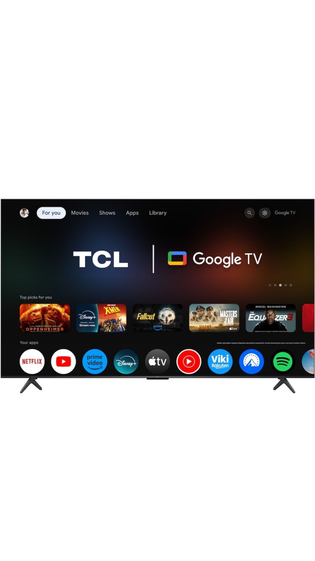 НОВ! Телевизор QLED TCL 55C6KS 4K Ultra HD Mini LED SMART GOOGLE 55"