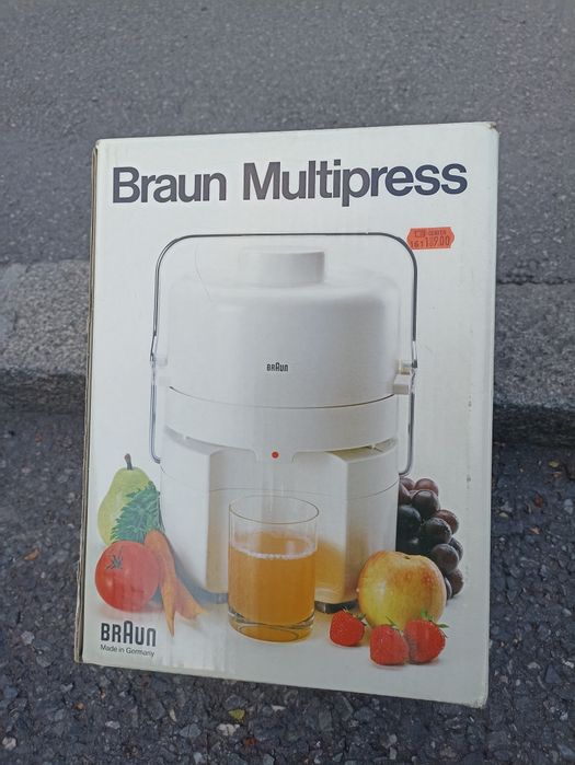 BraunMultipress-MP50, juicer(storcător fructe/legume)folosit o data.