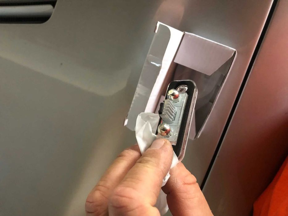 Плафон заден номер Mercedes W211 W203 C219 LED  регистрационен номер