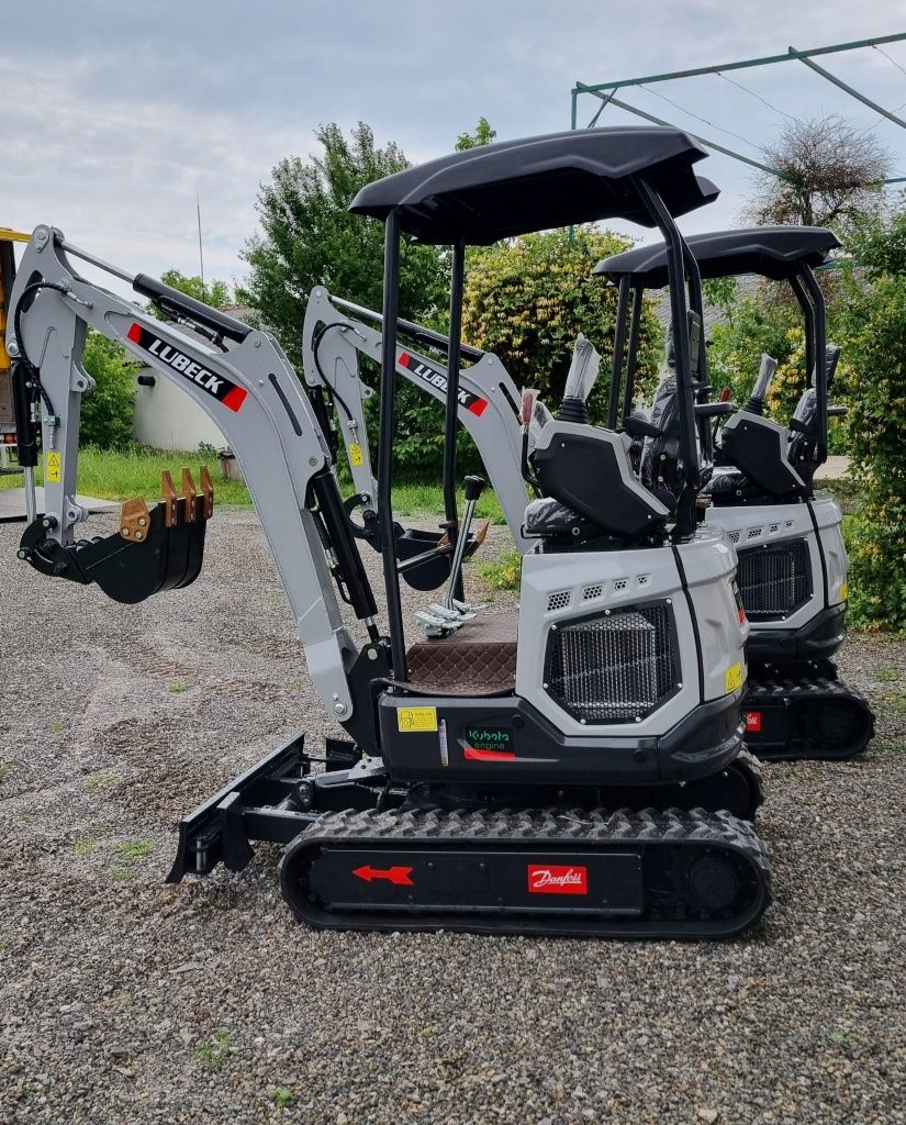 Excavator Lubeck W175pro, motor KUBOTA~ 1.7t NOU~Garantie 2 ani