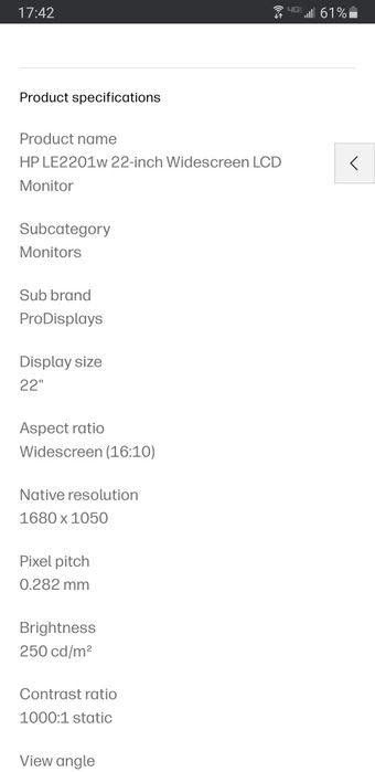 Monitor hp ,tastatura si mouse,la pachet