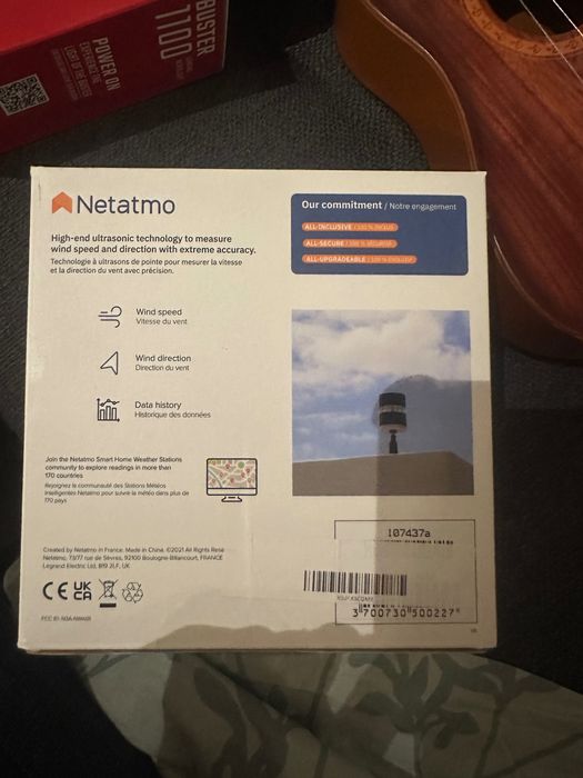 Netatmo smart anemometer