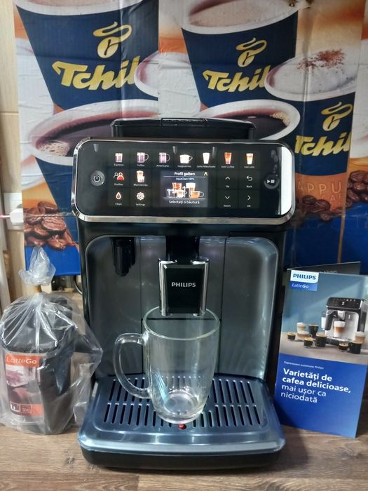 Expresor cafea Philips LatteGo 5500 EP cana noua. Câteva cafele!!