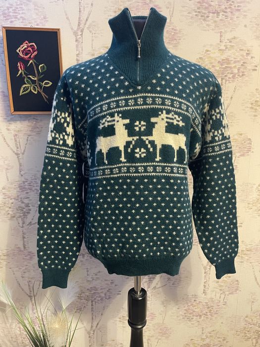 Pulover barbati vintage 100% lana Perryville marimea Xl