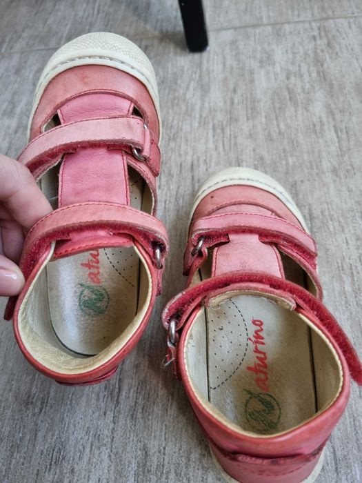 Sandale Naturino 25, stare de joaca joaca, rosii unisex