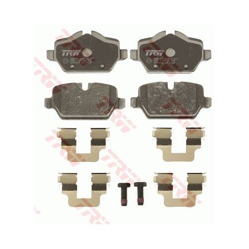 Placute frana Bmw Seria 1 (E81), 09.2006-12.2011, Seria 3 (E90), 02.2004-12.2011, Fiat Ducato Platou / Sasiu (250, 290), 07.2006-, Mini Countryman (R60), 01.2010-10.2016, Mini Paceman (R61), TRW