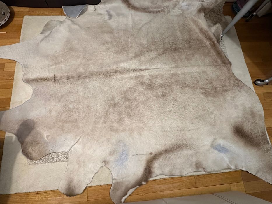 Covor mare din piele vaca